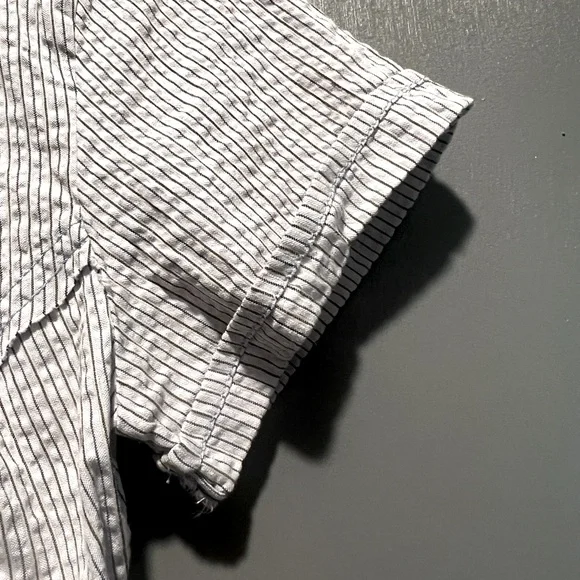 Free People Striped Button-Up Blouse - Picture 6 of 9